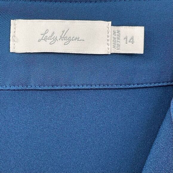 Lady Hagen Stretch Golf Skort Blue Women 14 Athletic Golf Tennis Sports Outdoors - Picture 3 of 5